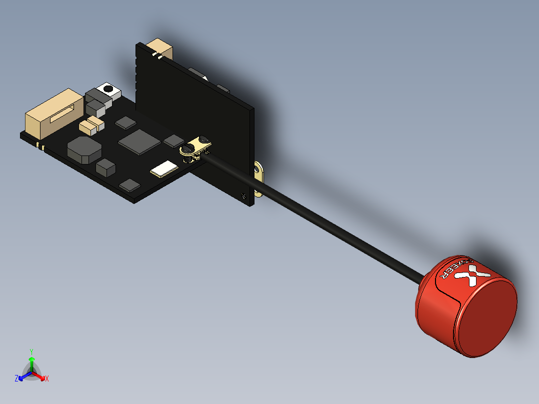 5G8天线正等轴测图
