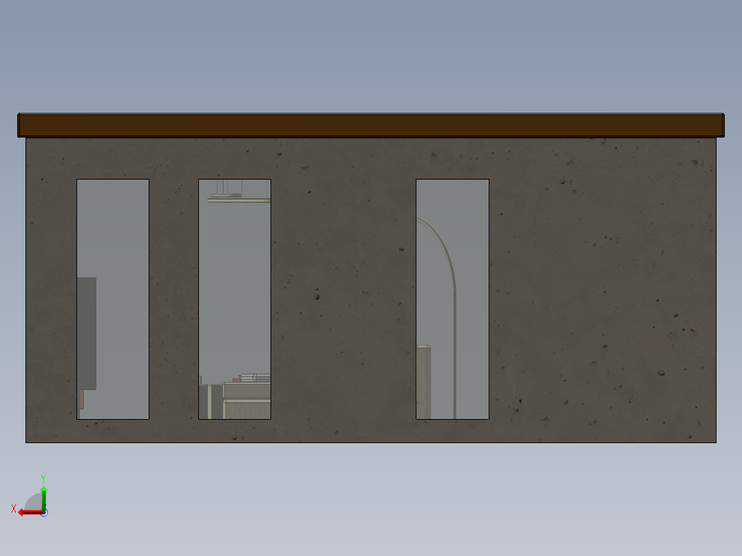 豪华客房设计后视图