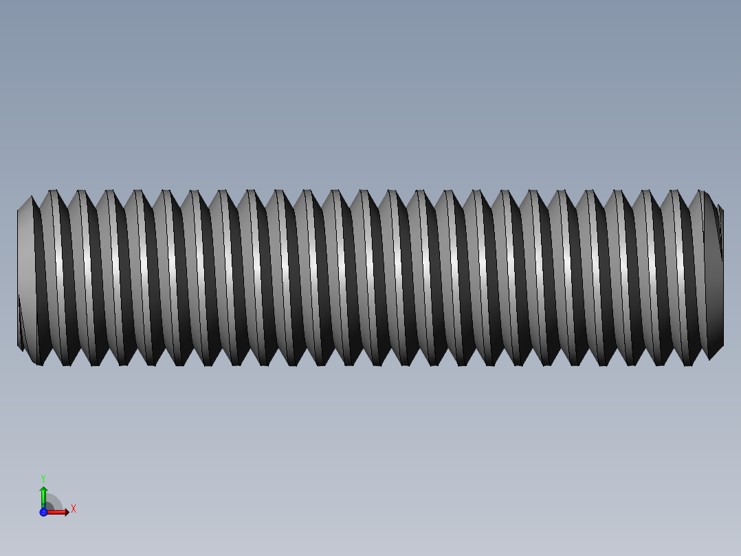 DIN 913-ISO 4026 固定螺钉-M5 L=20.SLDPRT前视图