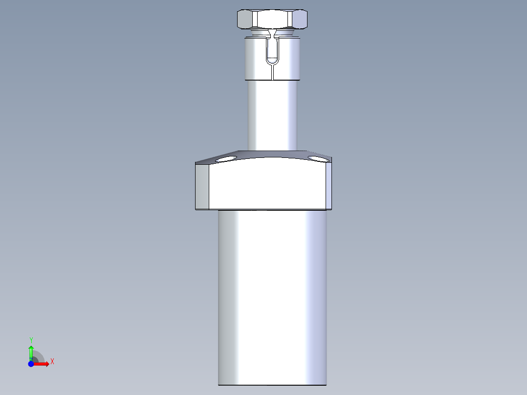 KOSMEKLHA0550-SR-Q25多系列多零件图纸模型前视图