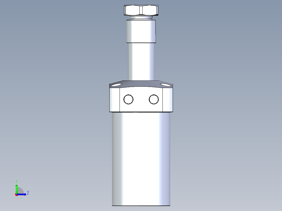 KOSMEKLHA0550-SR-Q25多系列多零件图纸模型左视图