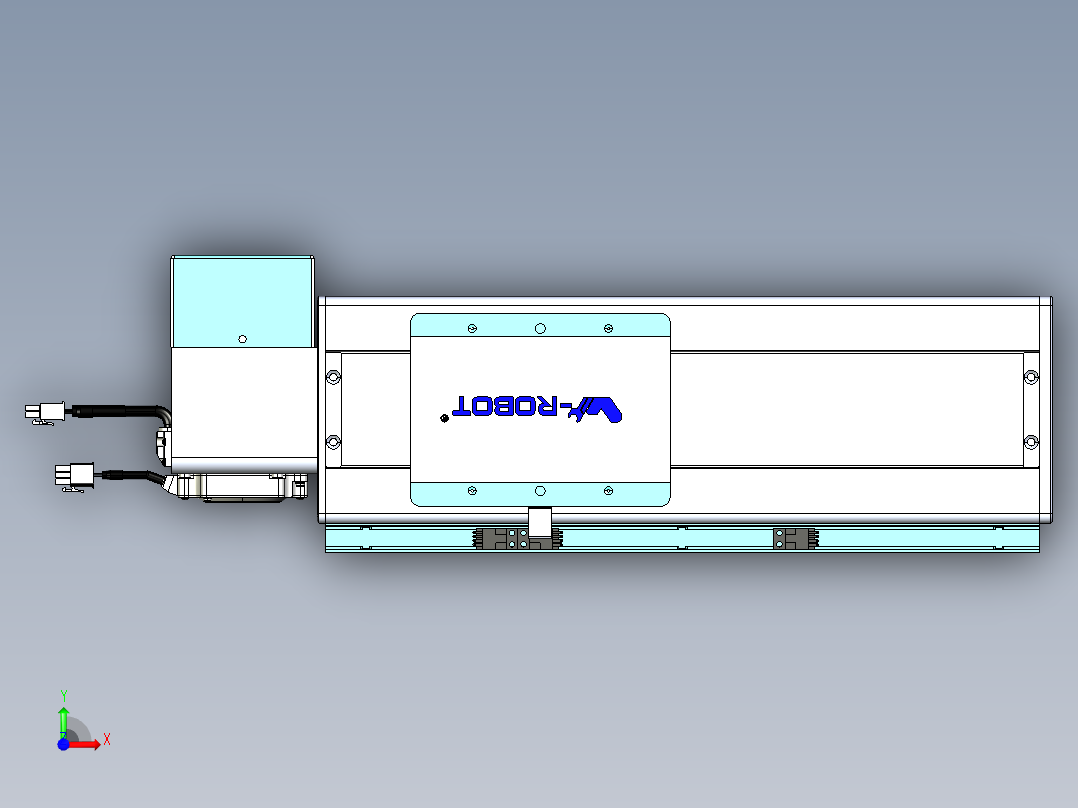 威洛博VBC同步带传动一无尘环境VBC14-L45-S150-BRD-ZP75-C3前视图