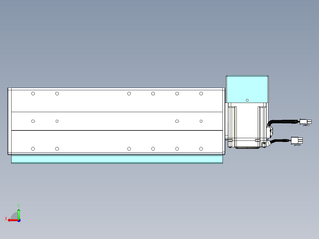 威洛博VBC同步带传动一无尘环境VBC14-L45-S150-BRD-ZP75-C3后视图