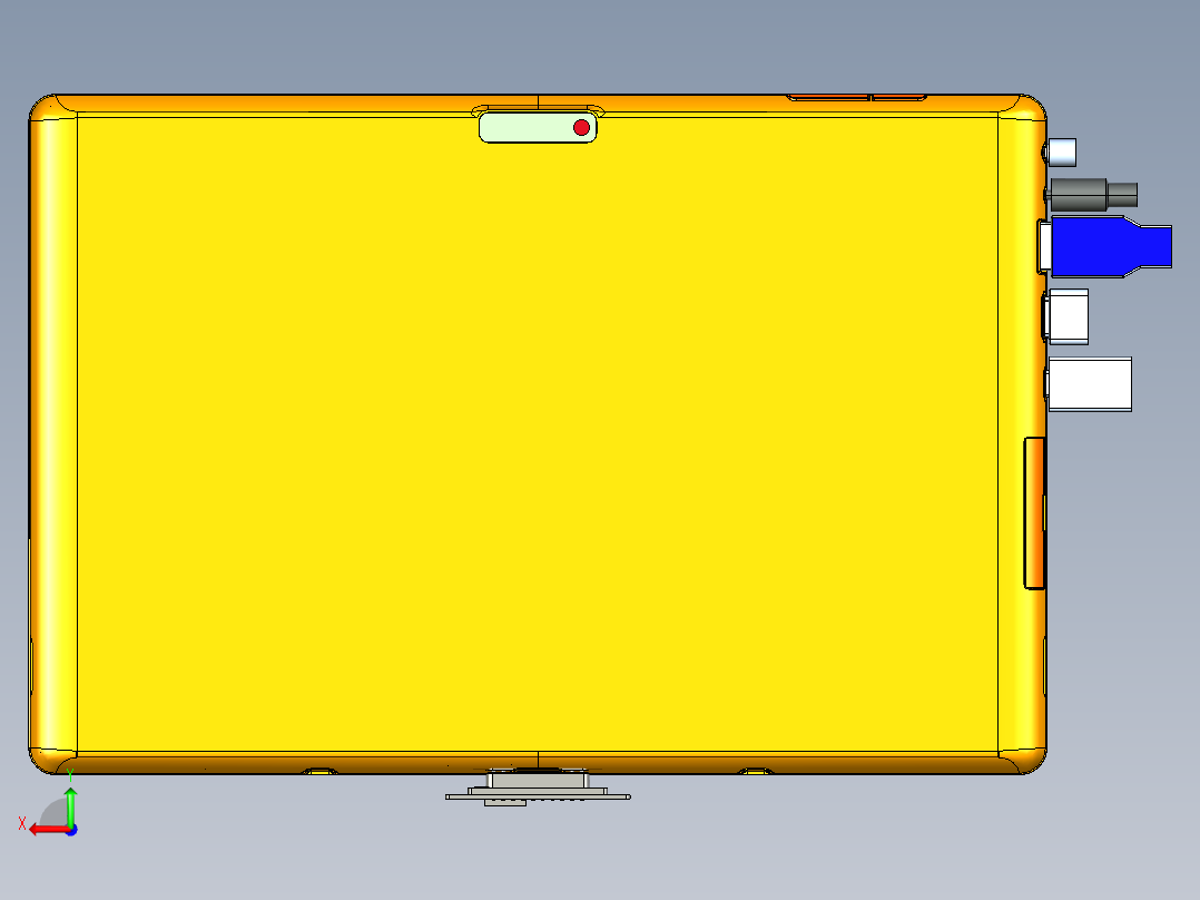 k102-10寸平板电脑后视图