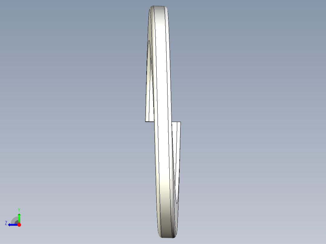 弹簧垫圈-M20右视图