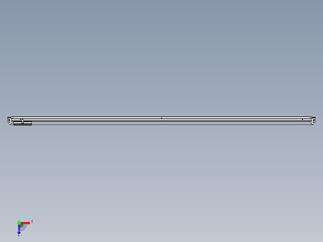 威洛博VL系列3d模型模组VL14S2Y-S2800俯视图