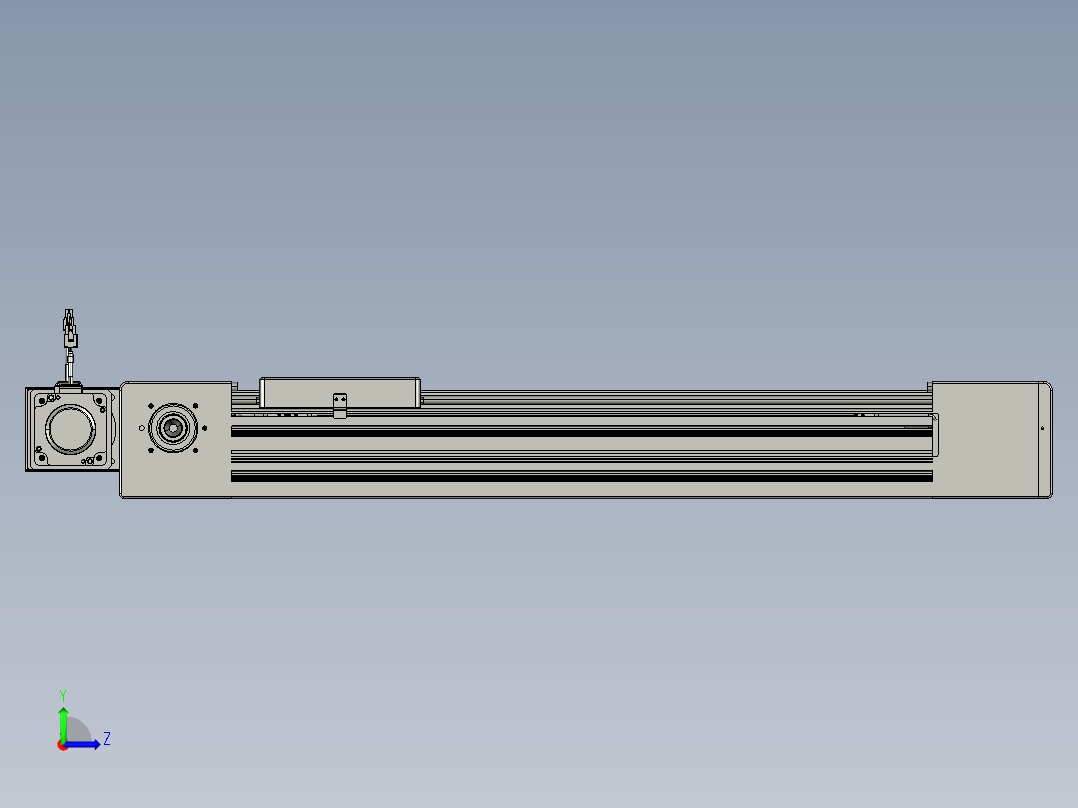 威洛博直线电机模组EB10-L224-S550-BR-ZP75-MS3-5K左视图