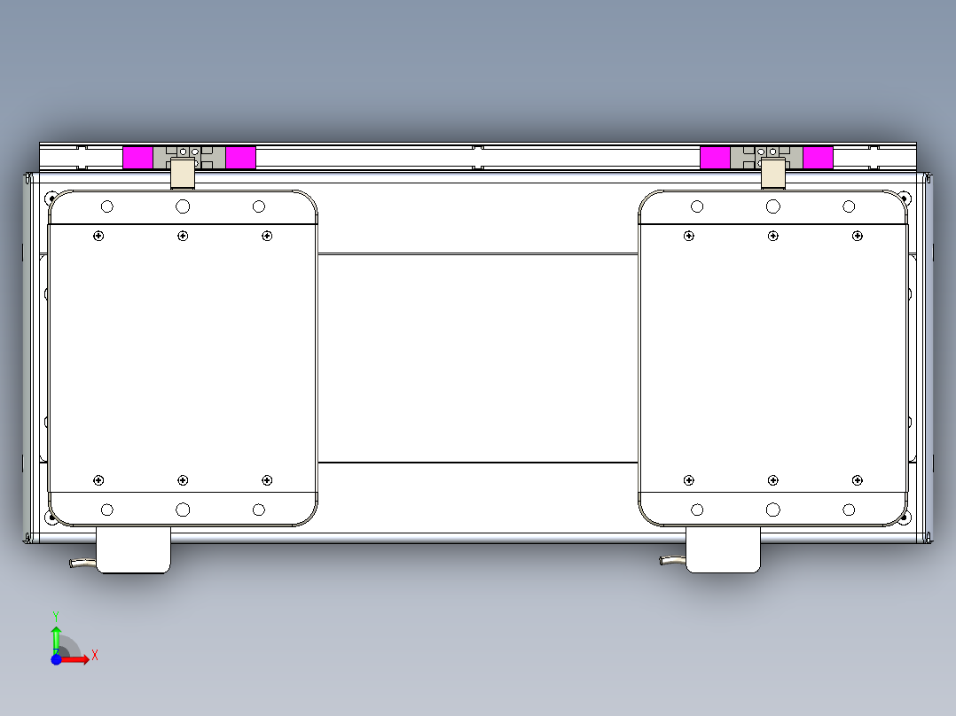 威洛博LC系列3d模型模组2LC22H1Y-S150前视图