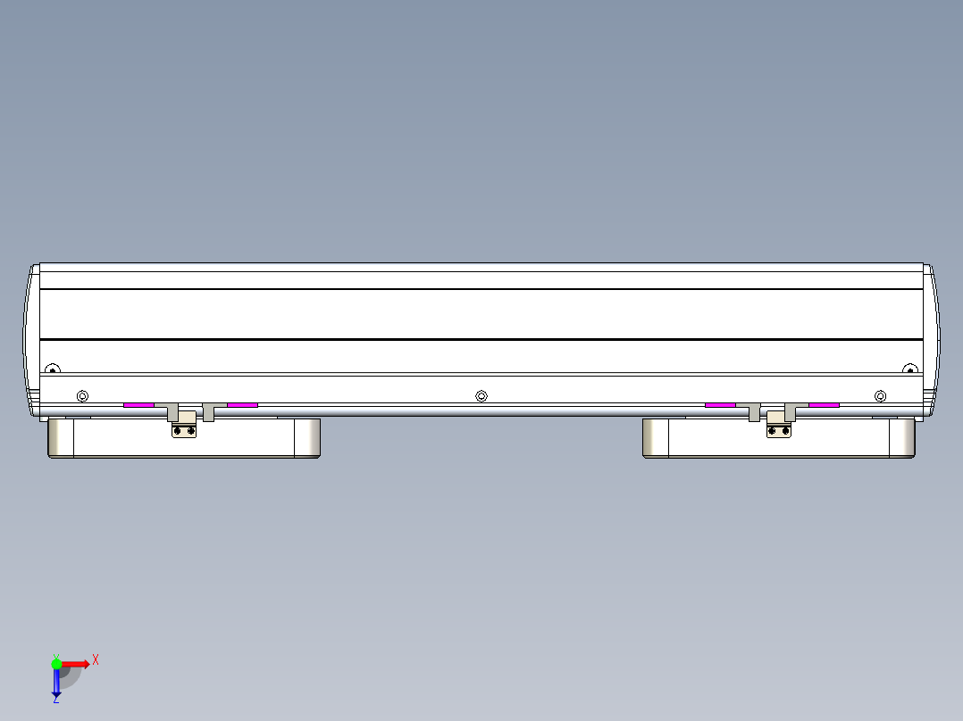 威洛博LC系列3d模型模组2LC22H1Y-S150俯视图