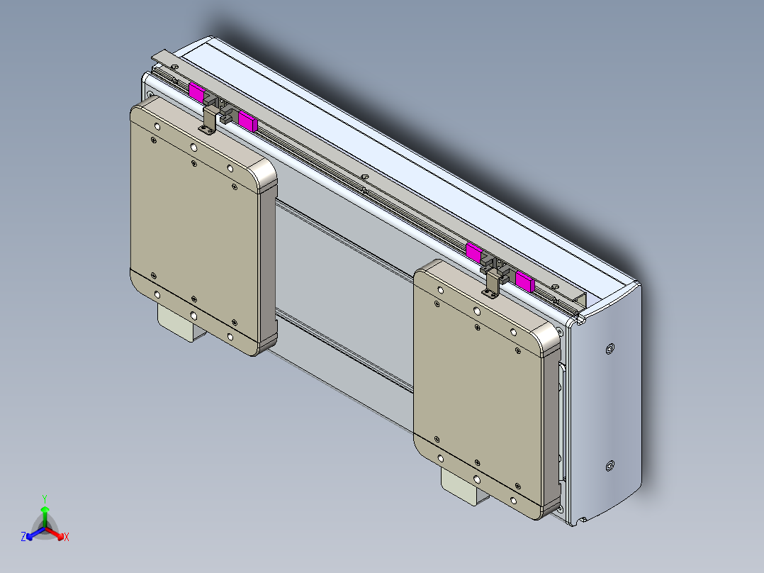 威洛博LC系列3d模型模组2LC22H1Y-S150正等轴测图