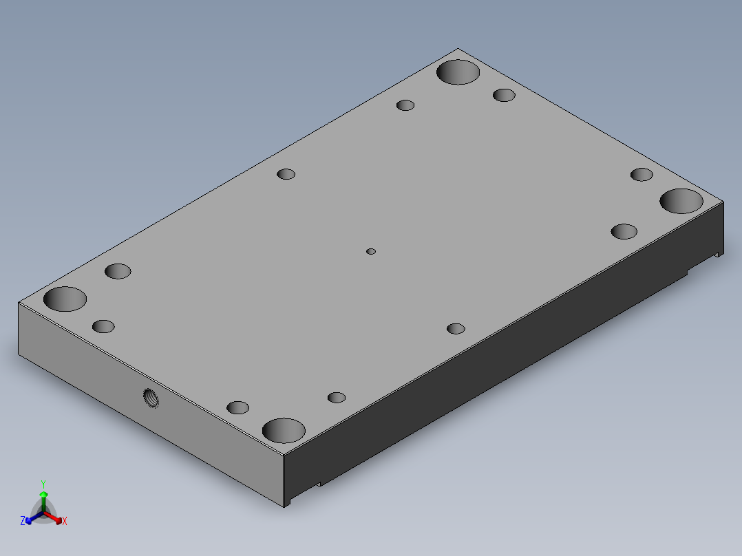 support plate_pcs2b正等轴测图