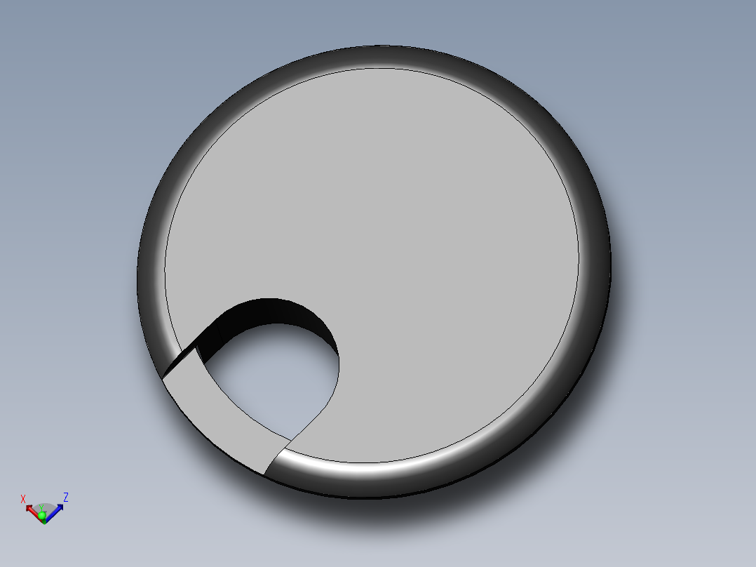 圆形桌面索环_ 70毫米