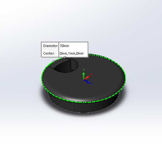 圆形桌面索环_ 70毫米
