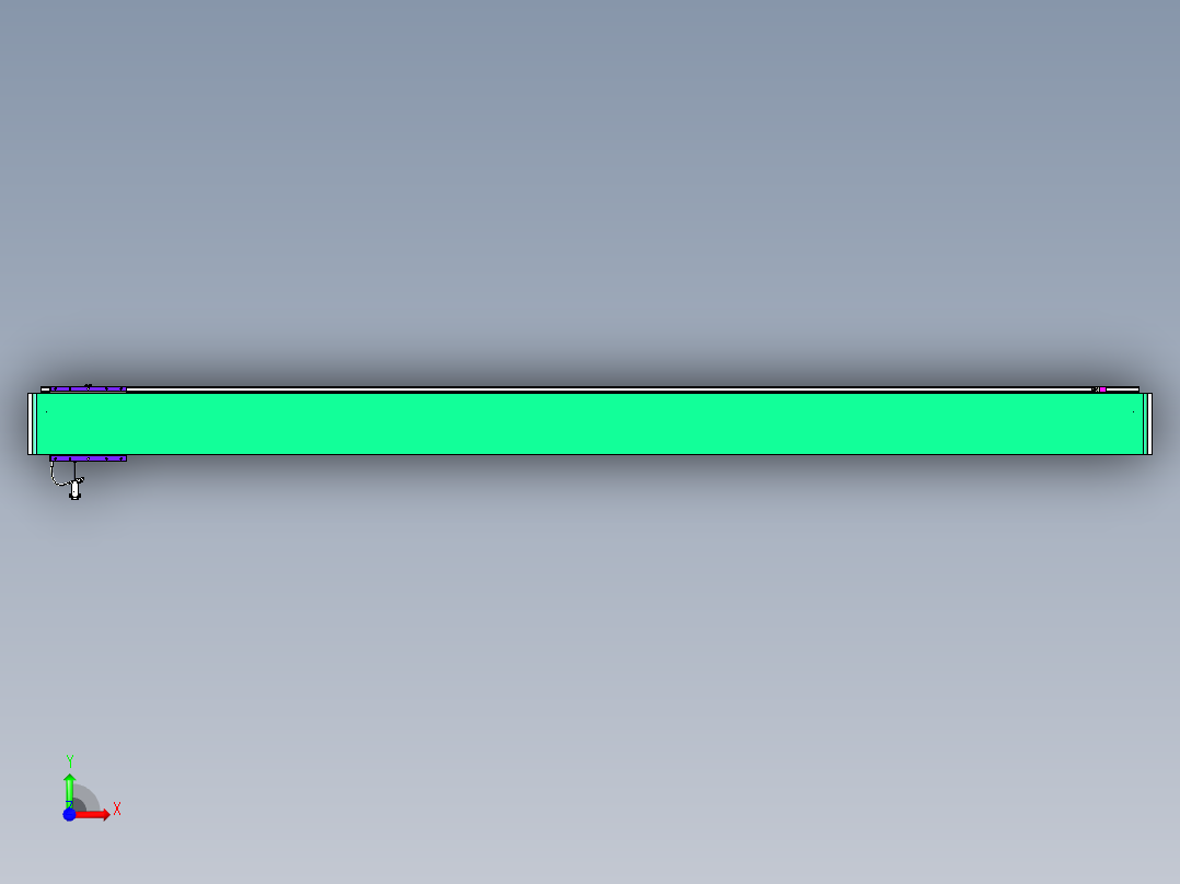威洛博VL系列直线电机模组-VL17E3-S2750前视图