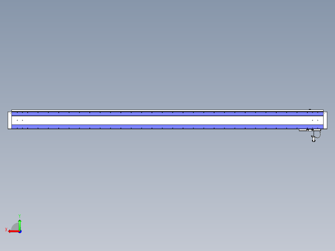 威洛博VL系列直线电机模组-VL17E3-S2750后视图