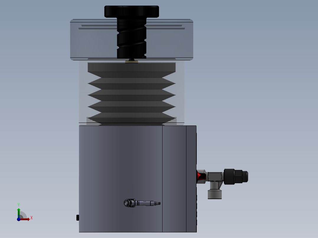 螺旋便携式呼吸机sw21前视图
