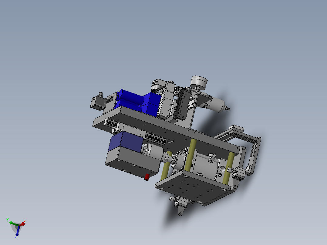 AIRPRESS胶框检测治具主视图