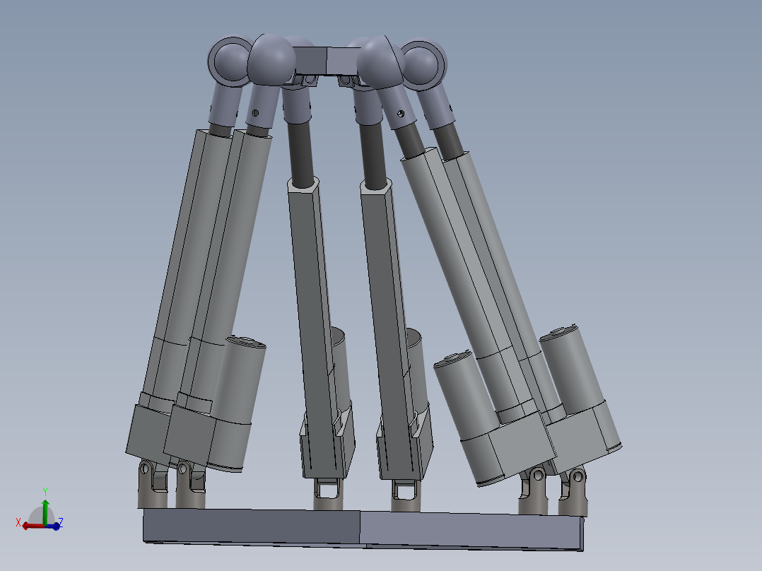 并联<span style='color: red'>机器人</span>PMS-CNC Machine Mechanical Design SW