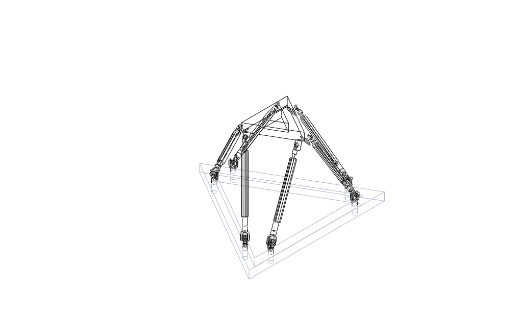 并联机器人PMS-CNC Machine Mechanical Design SW