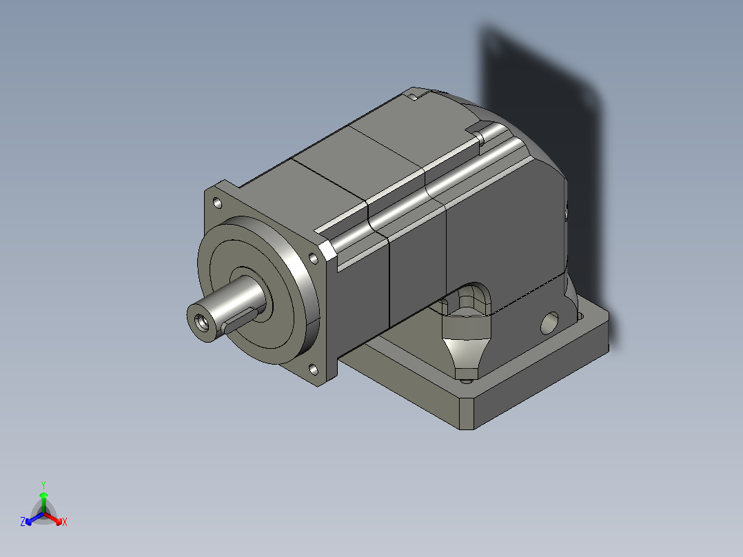 斜齿ZPGH090-L2 22-95-115-M8.STEP正等轴测图