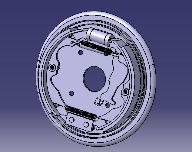 长安轻型货车鼓式制动器的设计【领从蹄式】【含三维catia+全套CAD图+文档】