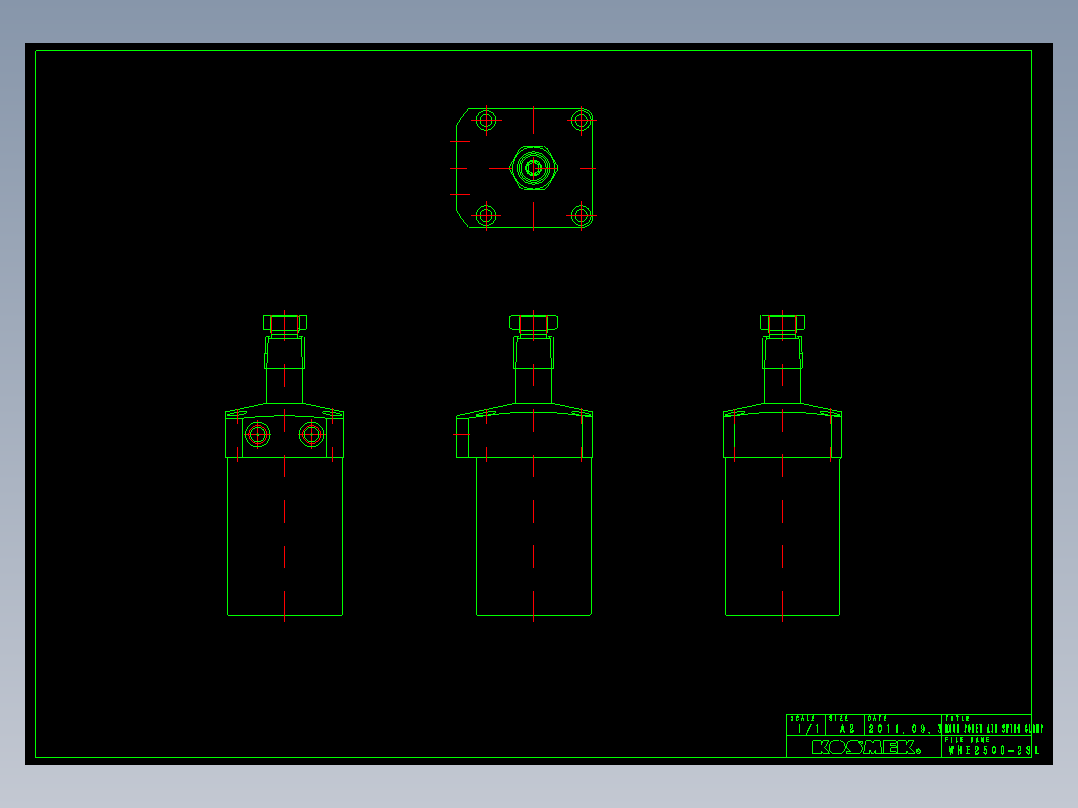 KOSMEKWHE2500-2SL多系列多零件图纸模型多系列多零件图纸模型