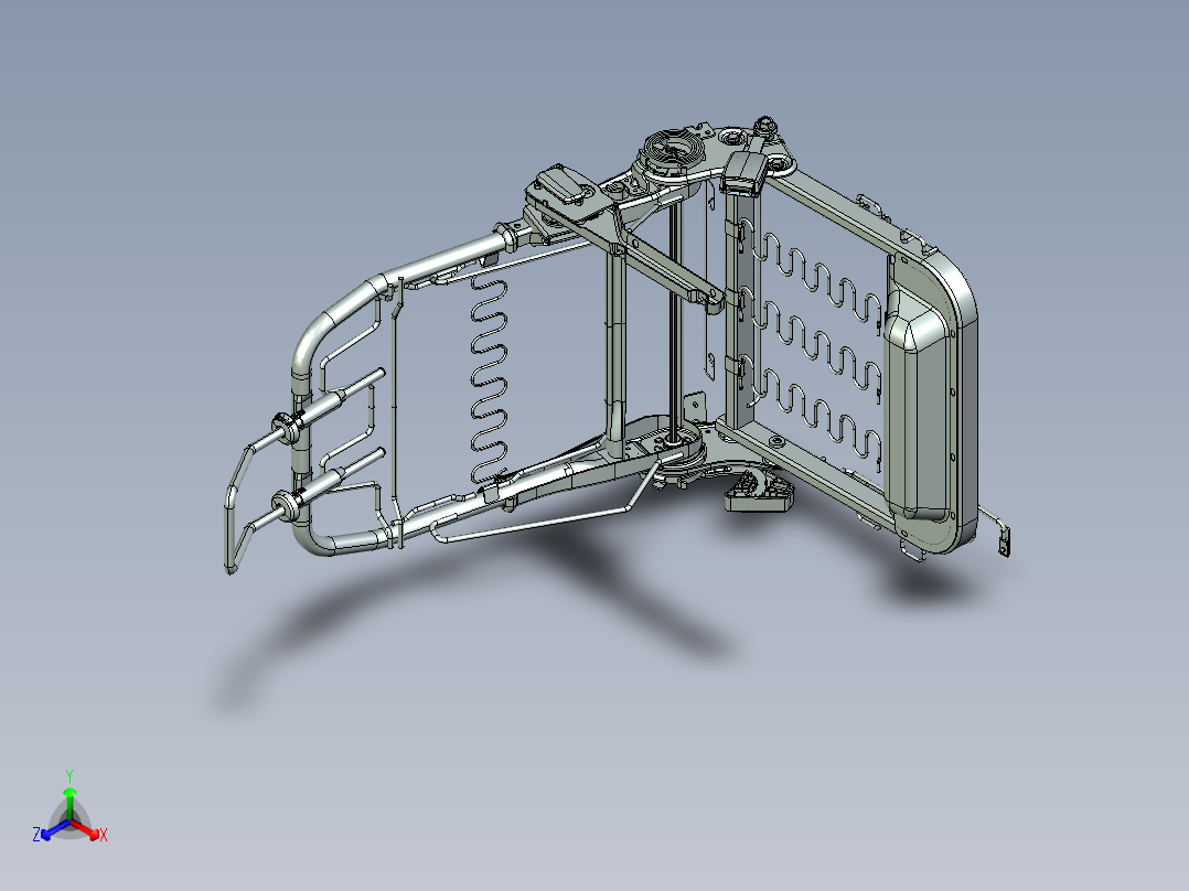 座椅正等轴测图