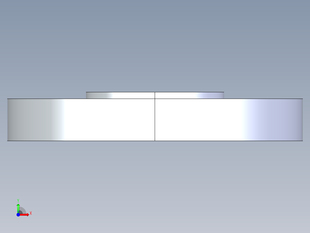 聚氯乙烯配件25-Sch80_Blind Flange_853-015_1.5in前视图