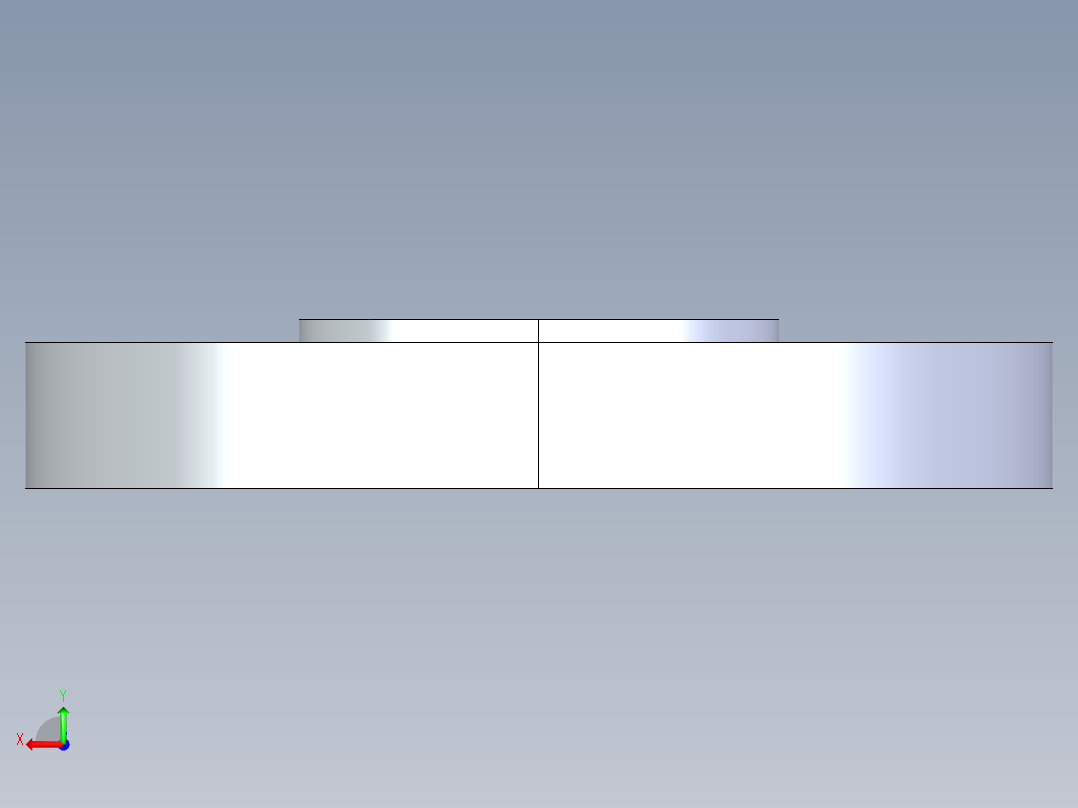 聚氯乙烯配件25-Sch80_Blind Flange_853-015_1.5in后视图