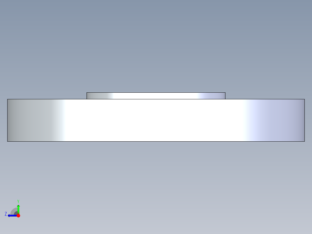 聚氯乙烯配件25-Sch80_Blind Flange_853-015_1.5in右视图
