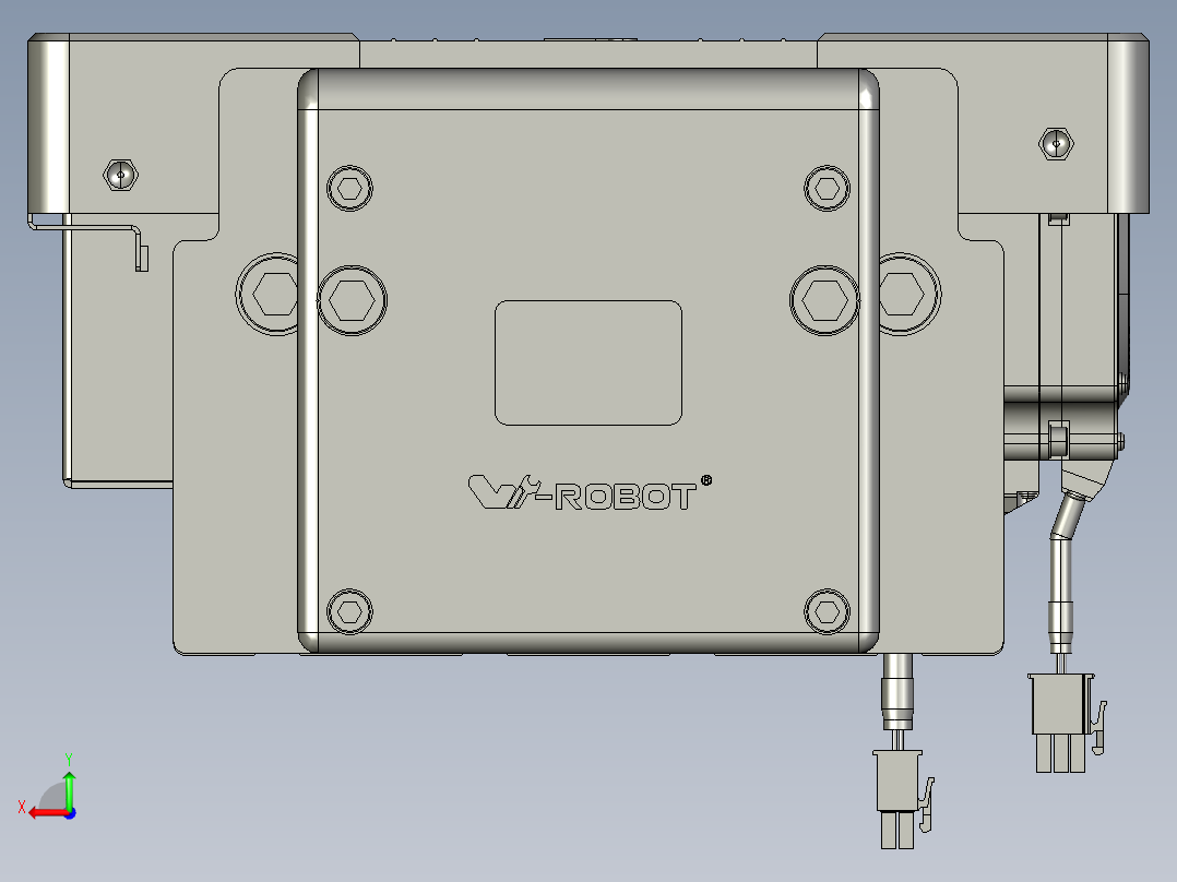 威洛博直线电机模组EB20-L224-S1750-BL-ZP75-MS3-5K后视图