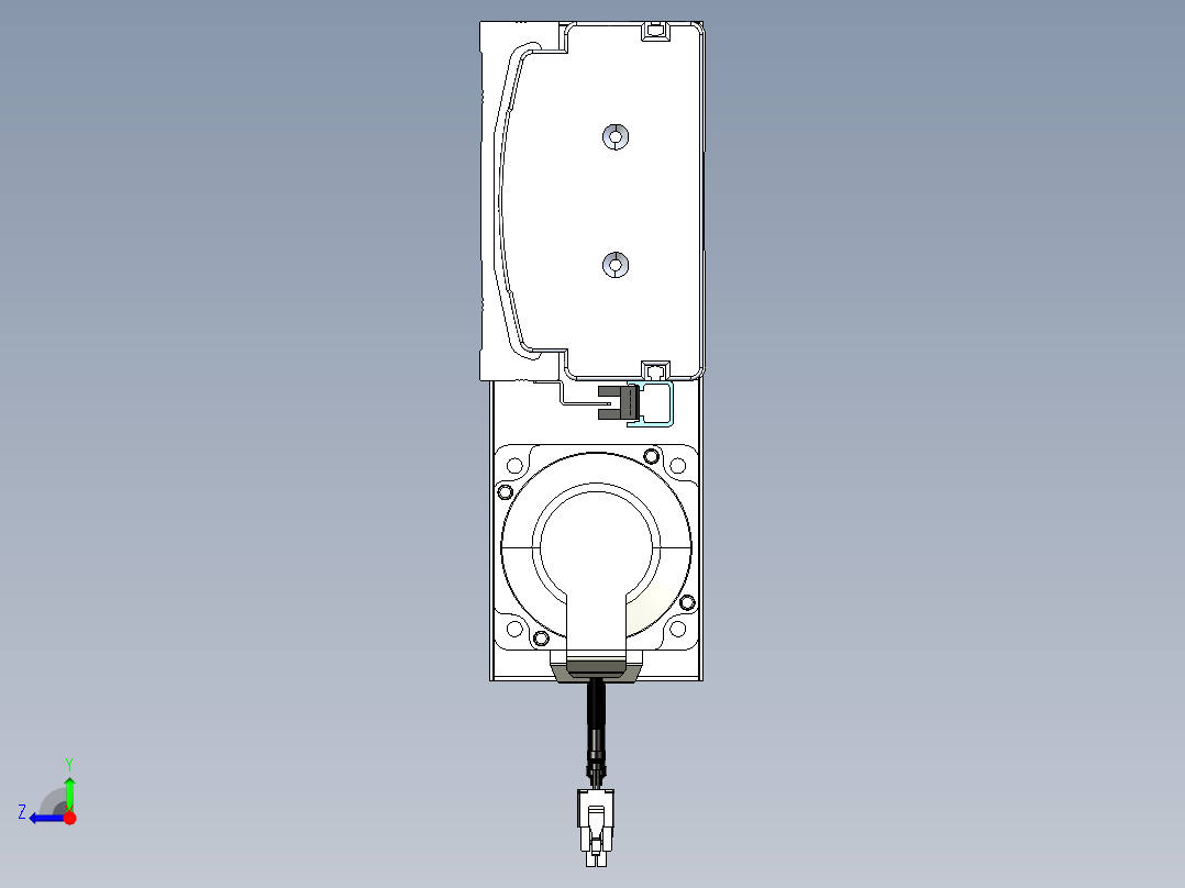 VF丝杆传动-一般环境VF14-Lxx-C-S550-BL-ZP75-C3右视图