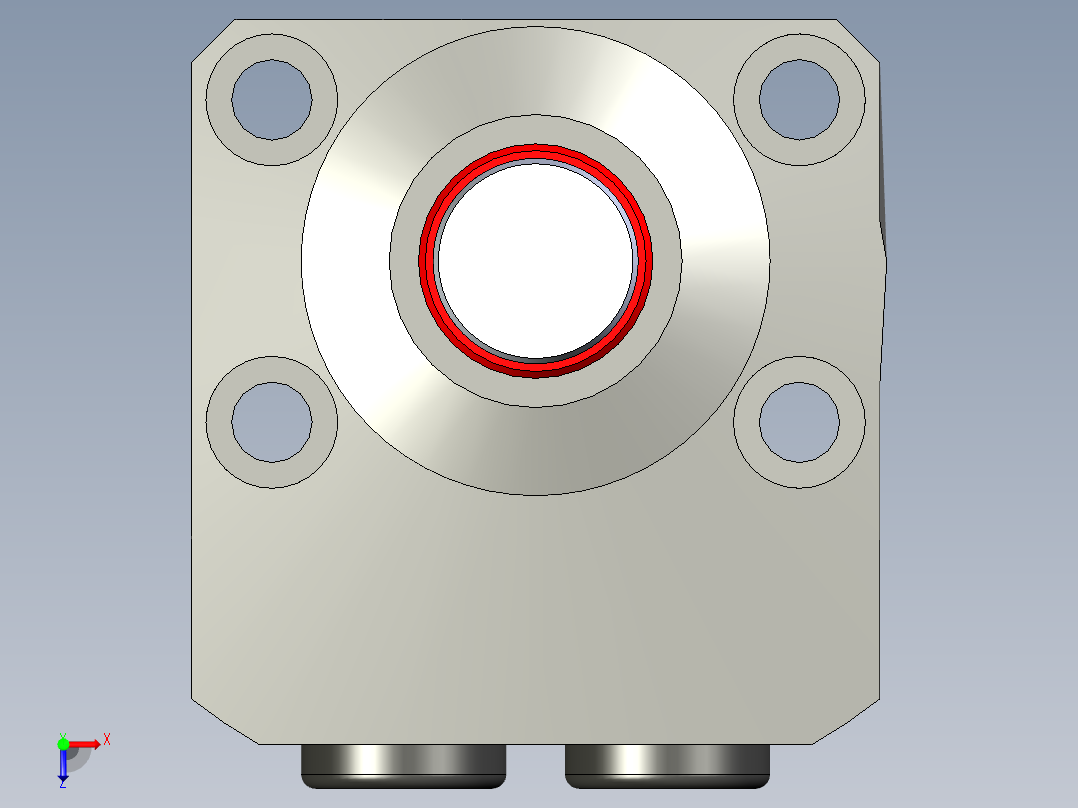 KOSMEKTLB0401-2CR-Q多系列多零件图纸模型俯视图