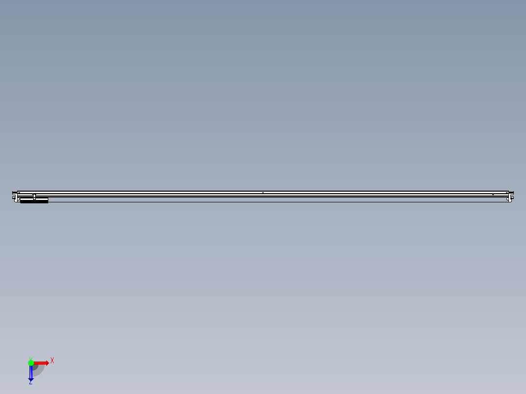 威洛博VL系列直线电机模组-VL17E3-S3450俯视图