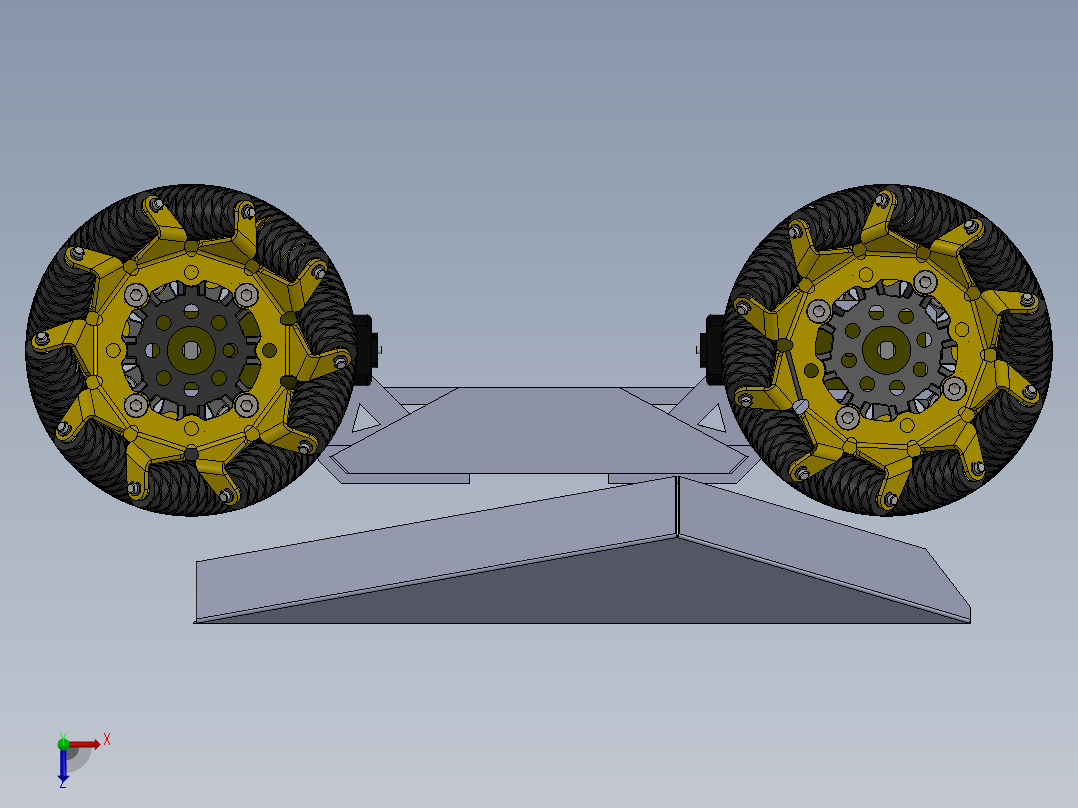 察车麦卡努姆俯视图