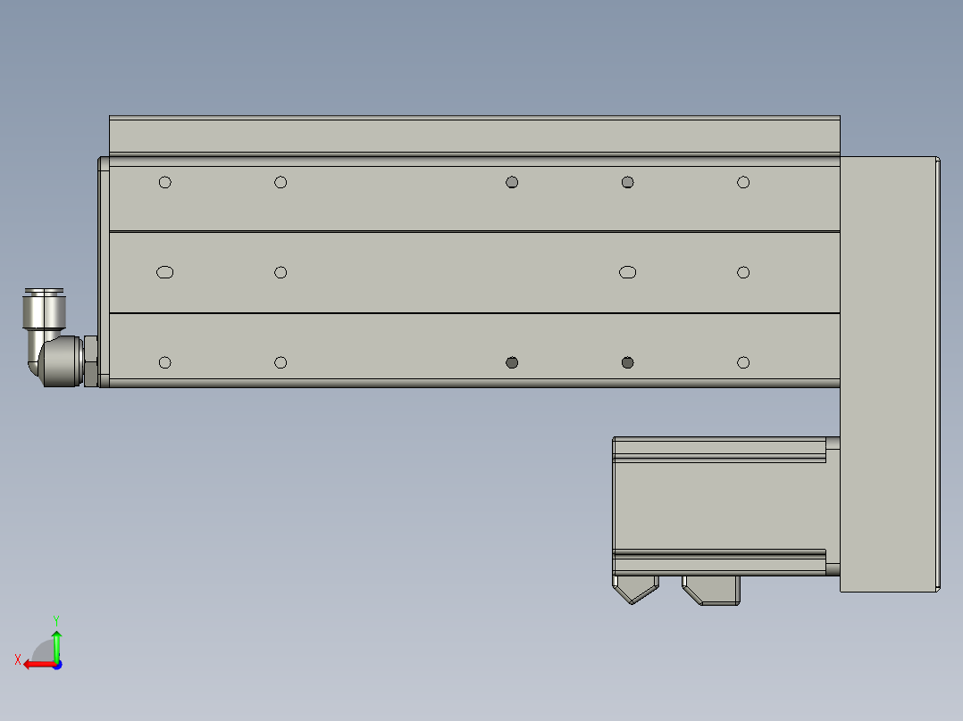 威洛博VC10-S100-BL-P40后视图