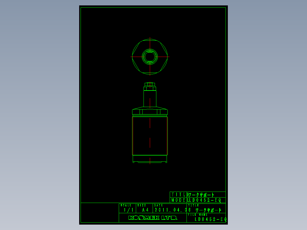 KOSMEKLD0452-EQ多系列多零件图纸模型多系列多零件图纸模型