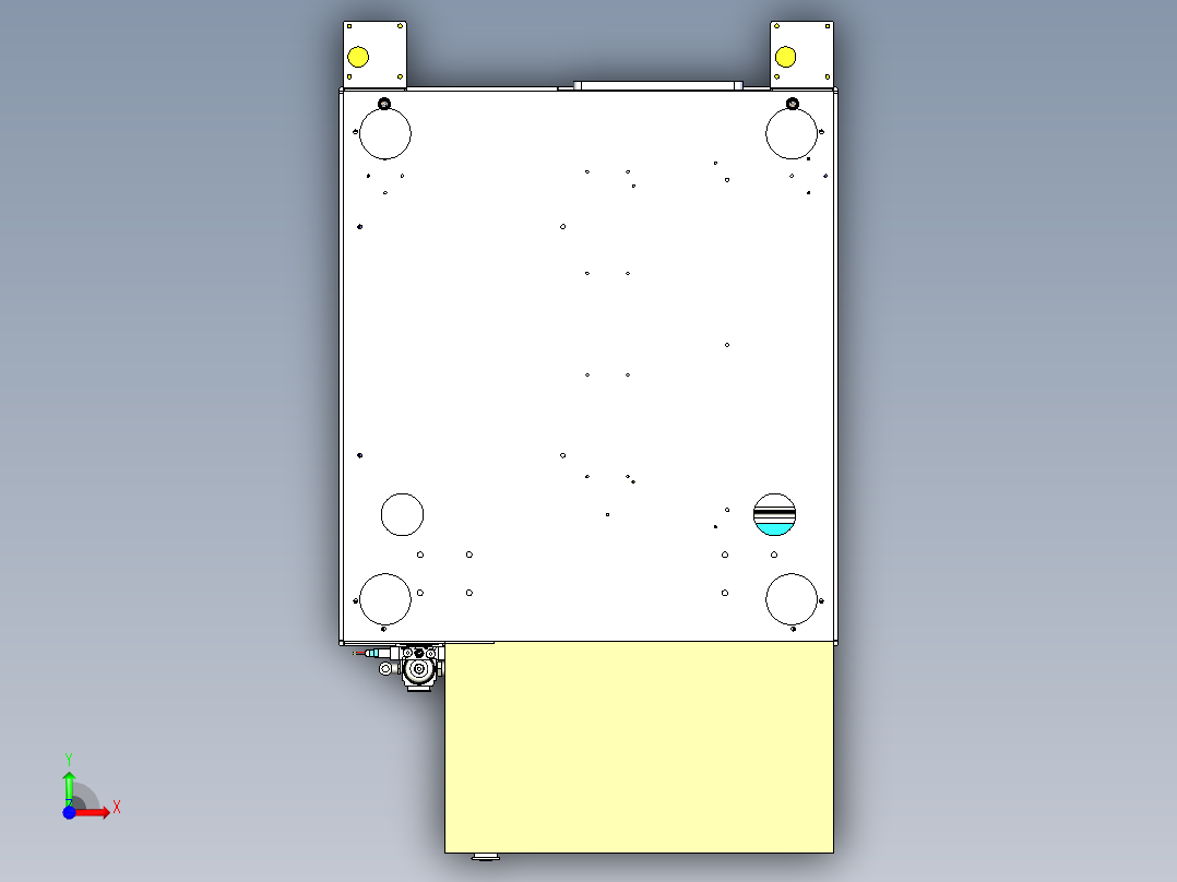 自动锁螺丝机（真空吸取螺丝上料）前视图