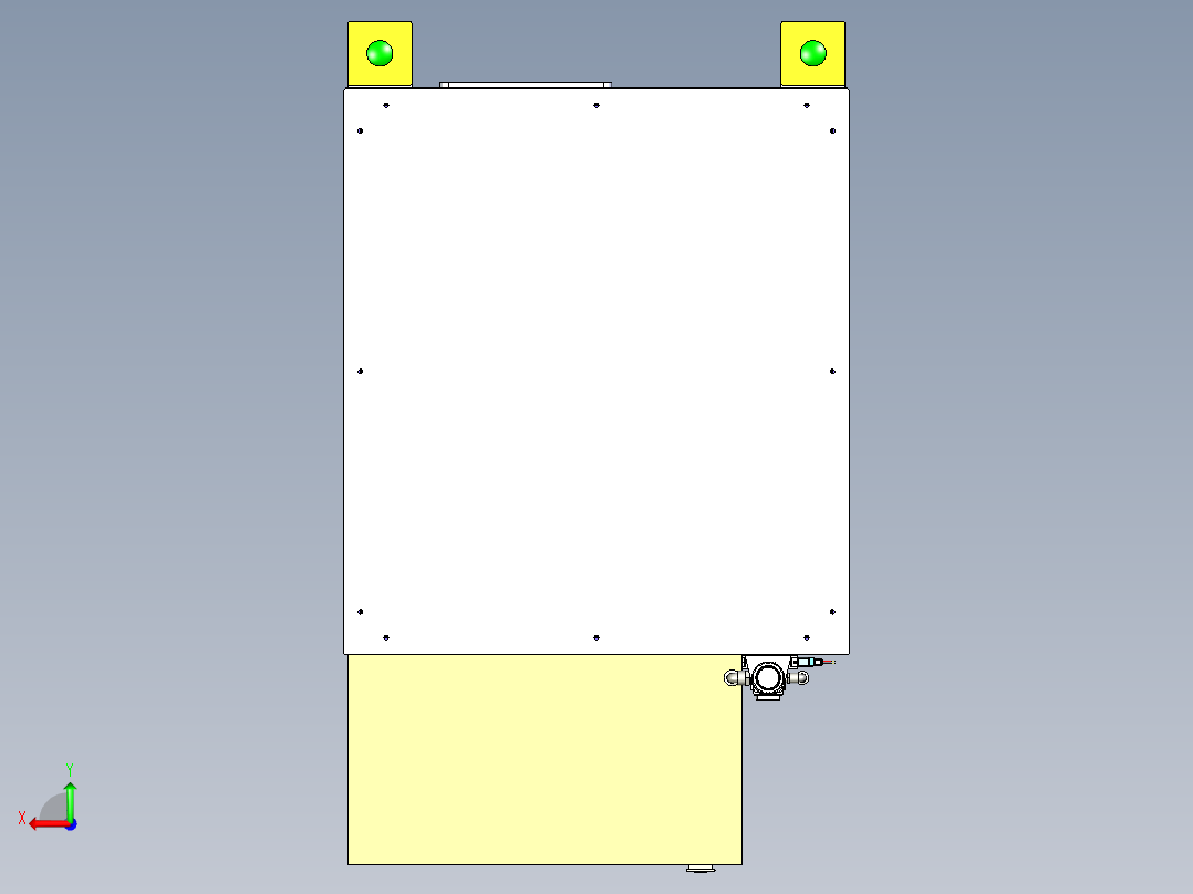 自动锁螺丝机（真空吸取螺丝上料）后视图