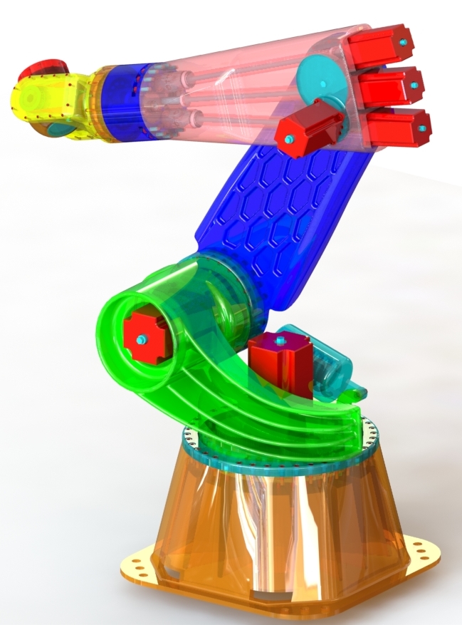 6-dof-robotic-arm-tutorials SW STP IGS