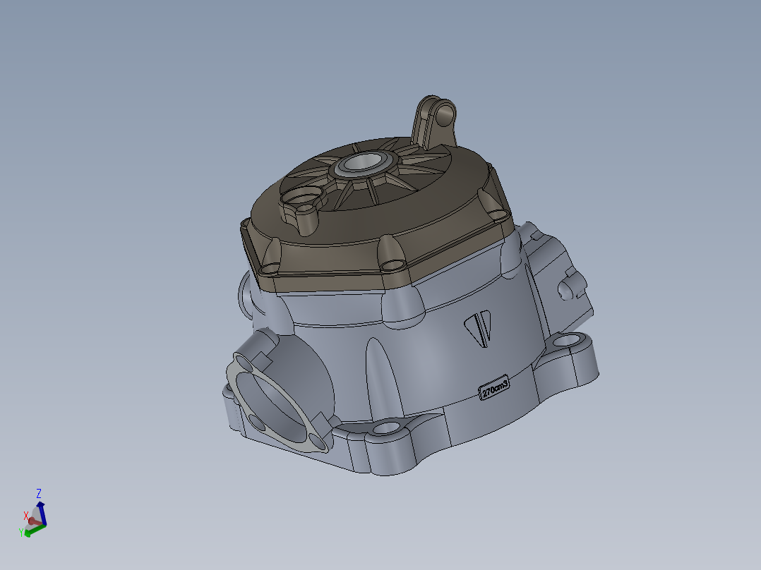 solidworks 250<span style='color: red'>缸</span>二<span style='color: red'>冲程</span>液体冷却