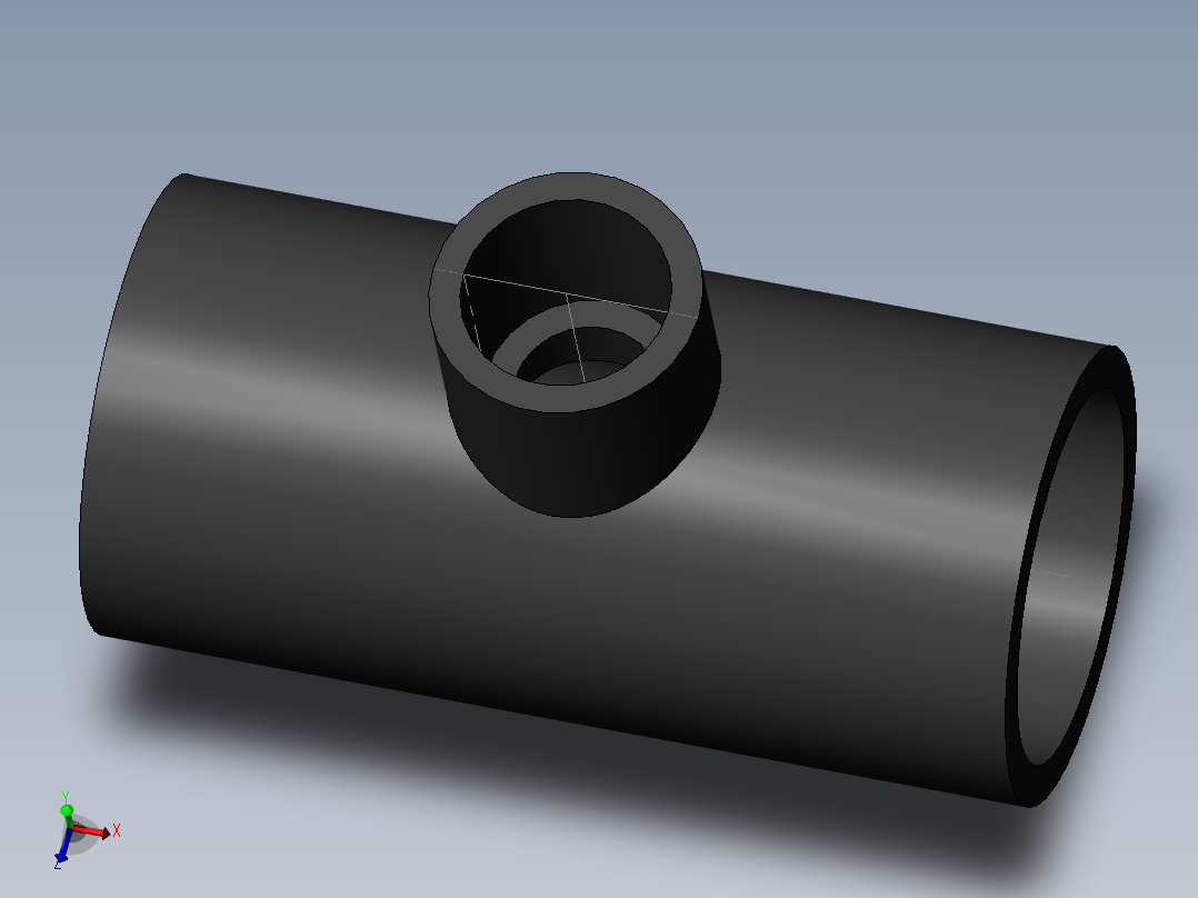 PVC管件-1.5x0.75in R-Tee