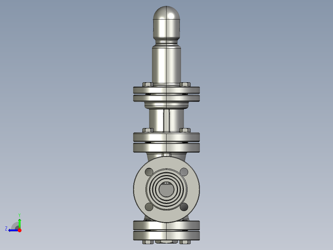 先导活塞式减压阀proe三维=160025==15右视图