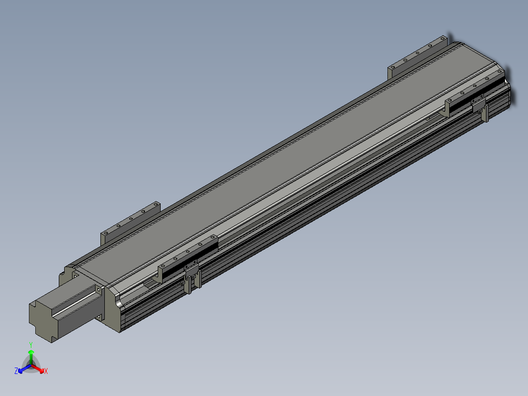 直线模组LHA17-S750-M设计图纸