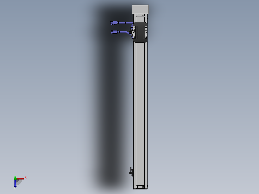 精密模组MY50-T10-500L-BM-P10B-C4-C俯视图