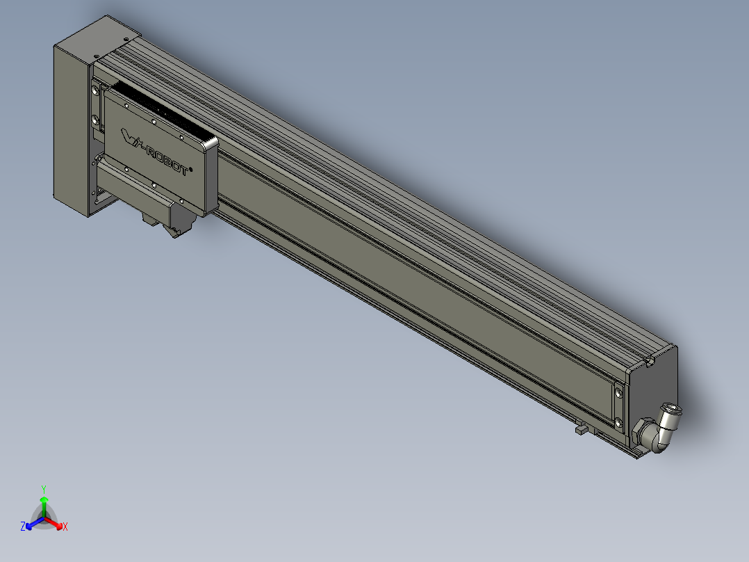 威洛博VC8-S450-BL-P10正等轴测图