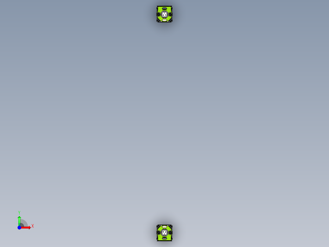 安全_区域传感器H2EL1840_30_30_3D前视图