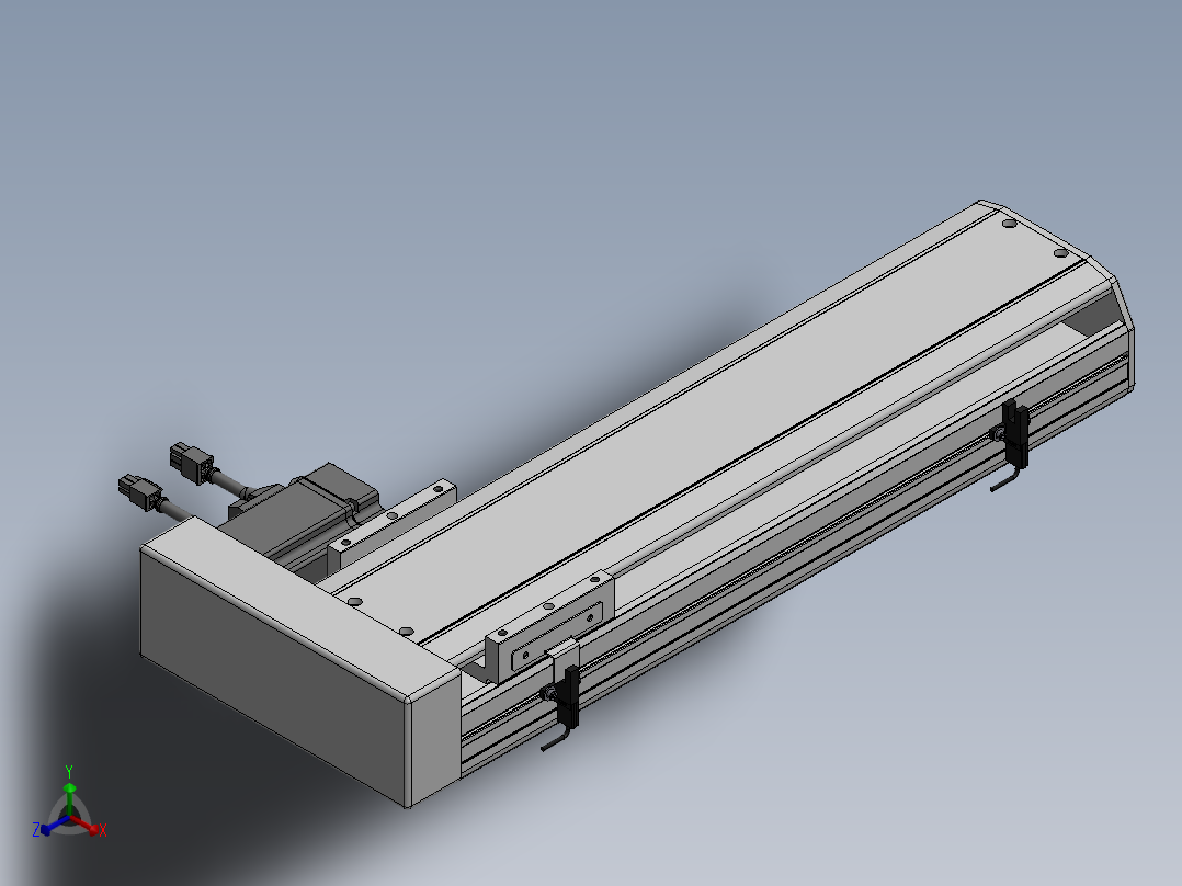 精密模组MY130-T10-350L-BR-P20B-C4-C正等轴测图
