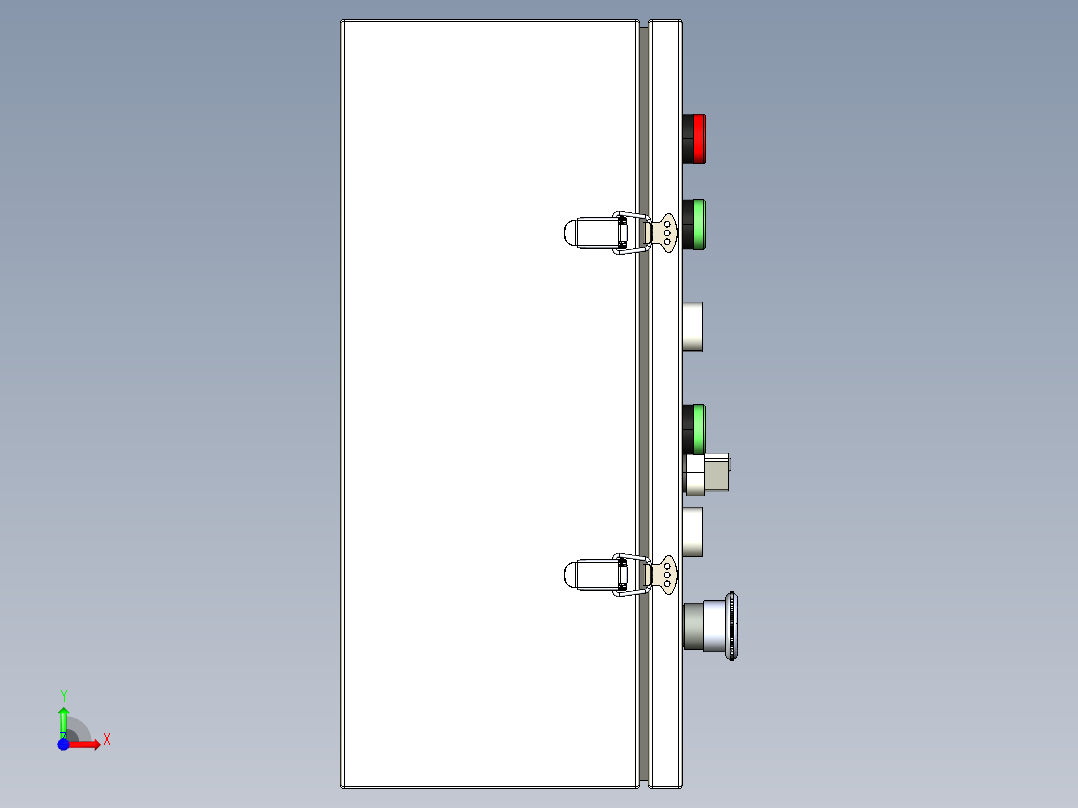 电器柜 电控柜 (82) 机械设计素材前视图