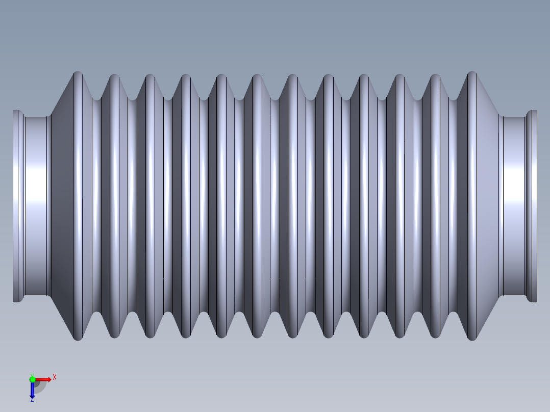 橡胶波纹管俯视图